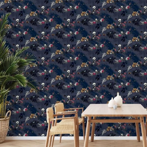 World of Wallpaper Mystisk skov tapet