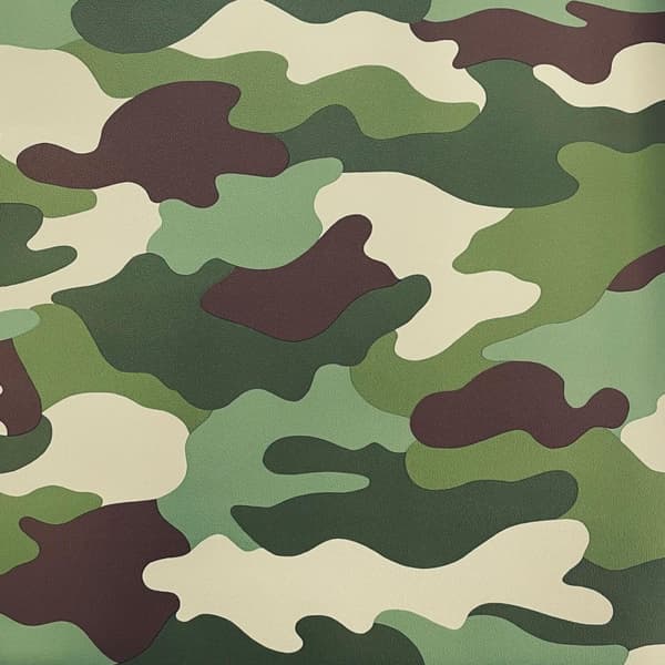 Rasch Camouflage texturerad tapet Khaki/Beige/Brown 32.8ft x 20.5in