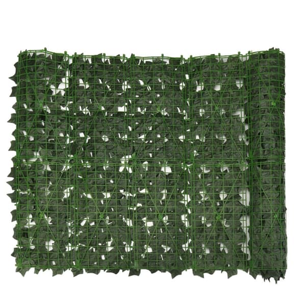 Balkong privat skärm, konstgjord murgröna, blad, veranda, paneler för balkong 300 x 100 cm