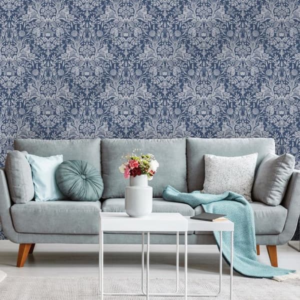 World of Wallpaper Harlen Woodland Damask tapet