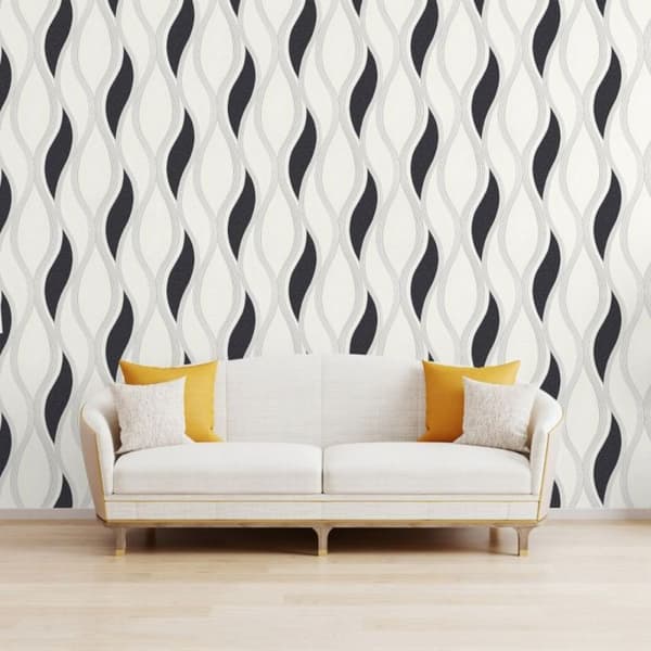 Direct Wallpapers Wave Textured Wallpaper