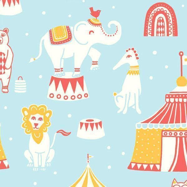 CIRKUS BLÅ Non woven / Easy up-tapet