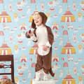 Miniatyrbild 1 av 4: CIRKUS BLÅ Non woven / Easy up-tapet