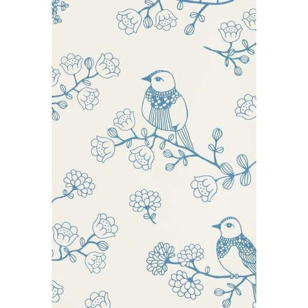 SUGAR TREE LOVELY BLUE Non woven / Easy up-tapet