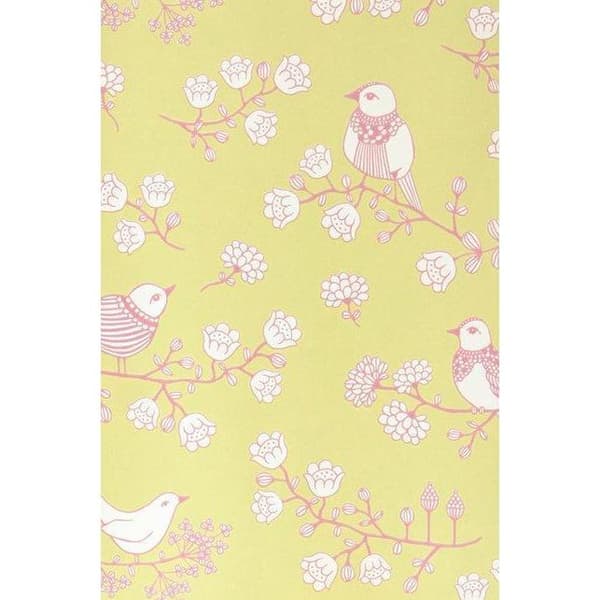 SUGAR TREE GUL Non woven / Easy up-tapet