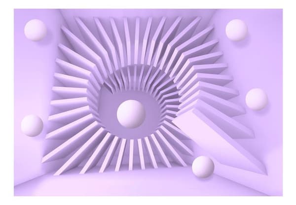 Självhäftande Fototapet - Lavender maze