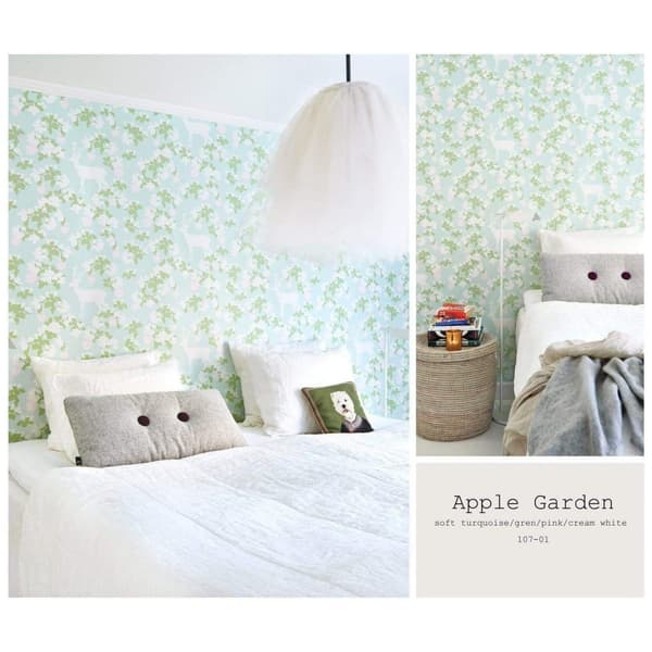 APPLE GARDEN TURKOS Non woven / Easy up-tapet