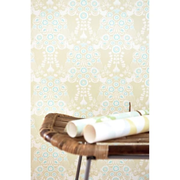 ESTELLE KHAKI Non woven / Easy up-tapet