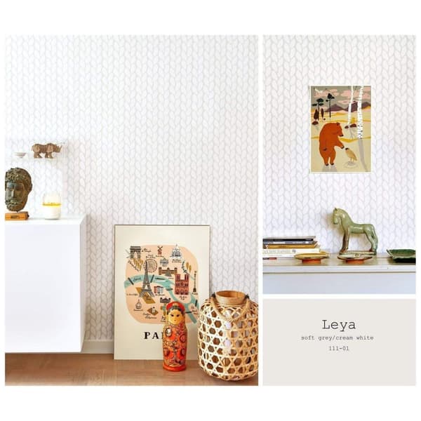 LEYA GRÅ Non woven / Easy up-tapet