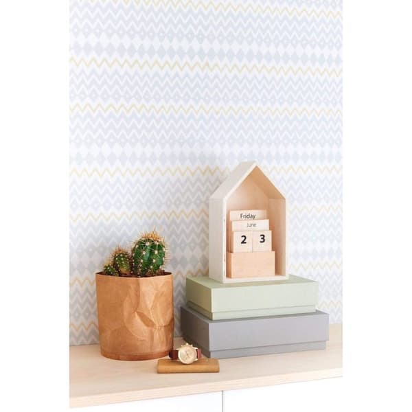 TOMOKO GRÅ Non woven / Easy up-tapet