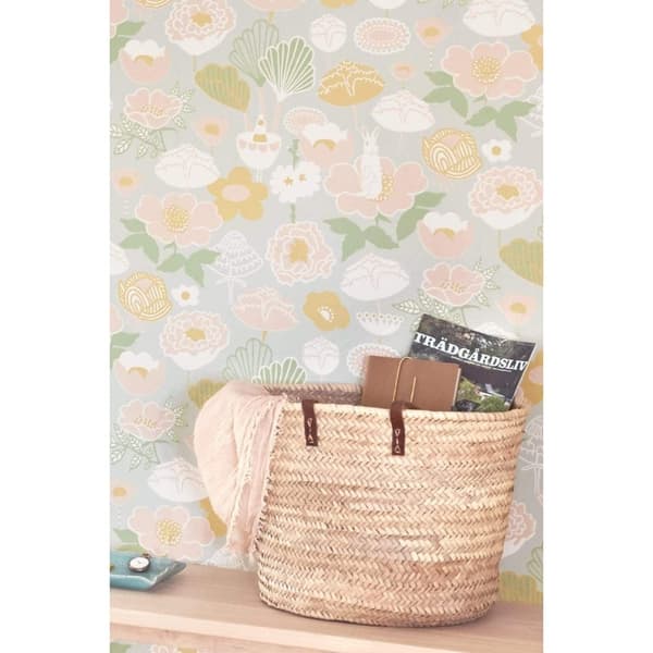 LITTLE LIGHT GRÅ Non woven / Easy up-tapet