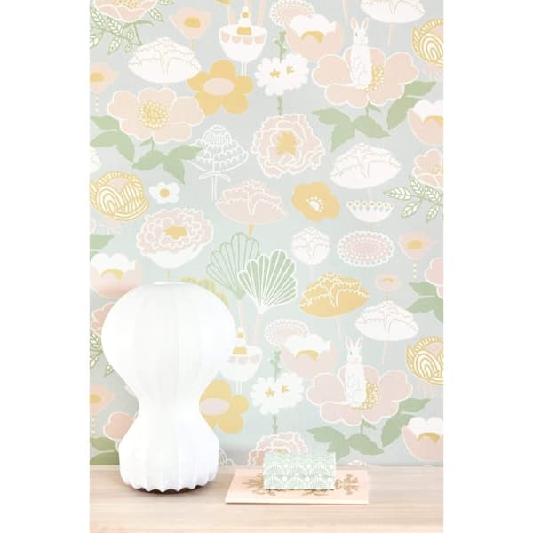 LITTLE LIGHT GRÅ Non woven / Easy up-tapet