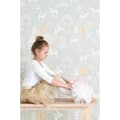 Miniatyrbild 2 av 5: TRUE UNICORNS GRÅ Non woven / Easy up-tapet