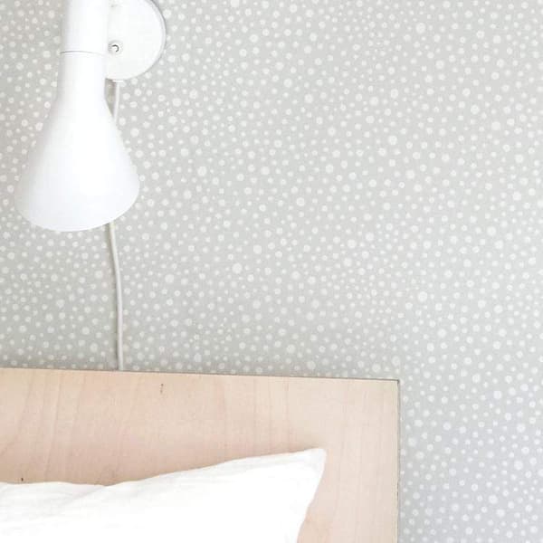 DOTS GRÅ Non woven / Easy up-tapet