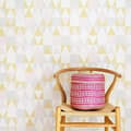 Miniatyrbild 2 av 5: ALICE ROSA GUL Non woven / Easy up-tapet
