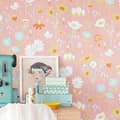 Miniatyrbild 1 av 7: BLOOM ROSA Non woven / Easy up-tapet