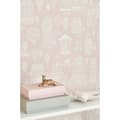 Miniatyrbild 4 av 4: SMALL TOWN DUSTY PINK Non woven / Easy up-tapet
