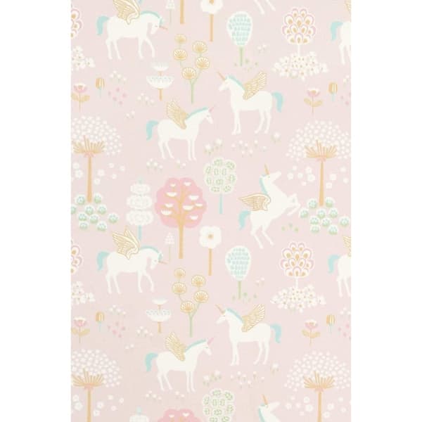 TRUE UNICORNS ROSA Non woven / Easy up-tapet