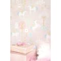 Miniatyrbild 2 av 4: TRUE UNICORNS ROSA Non woven / Easy up-tapet