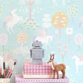 Miniatyrbild 1 av 5: TRUE UNICORNS TURKOS Non woven / Easy up-tapet
