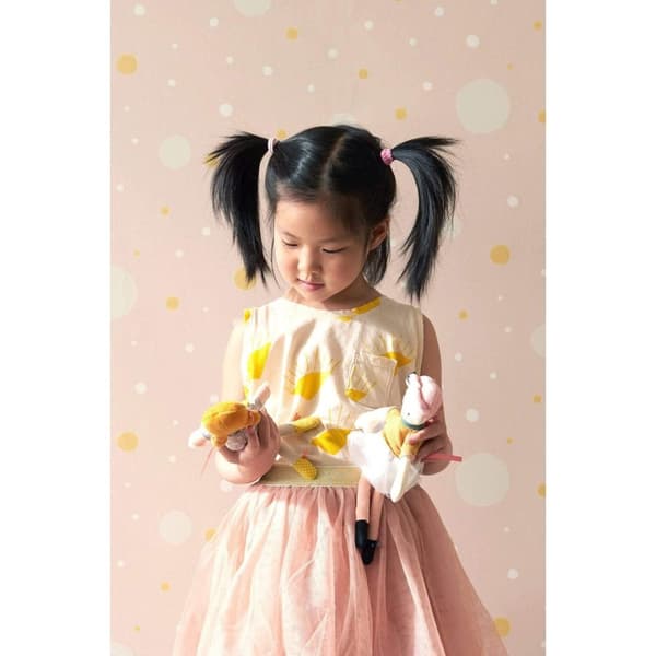 CONFETTI SOFT ROSA Non woven / Easy up-tapet