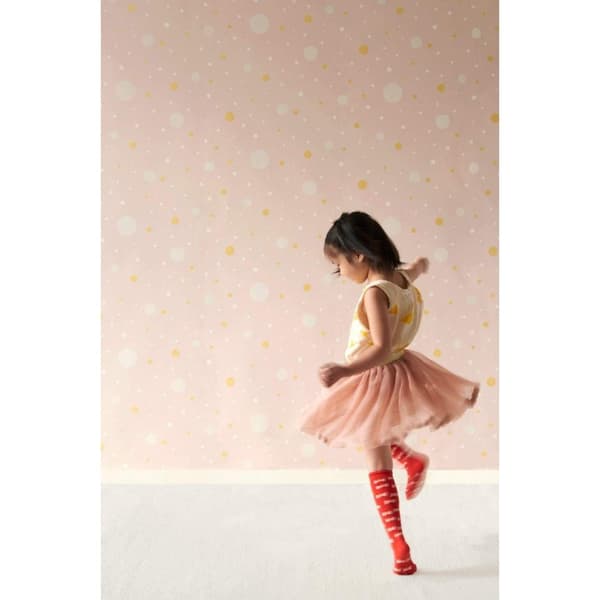 CONFETTI SOFT ROSA Non woven / Easy up-tapet