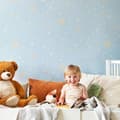 Miniatyrbild 1 av 6: CONFETTI SOFT BLÅ Non woven / Easy up-tapet