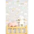 Miniatyrbild 3 av 8: MY FARM SOFT GREY Non woven / Easy up-tapet