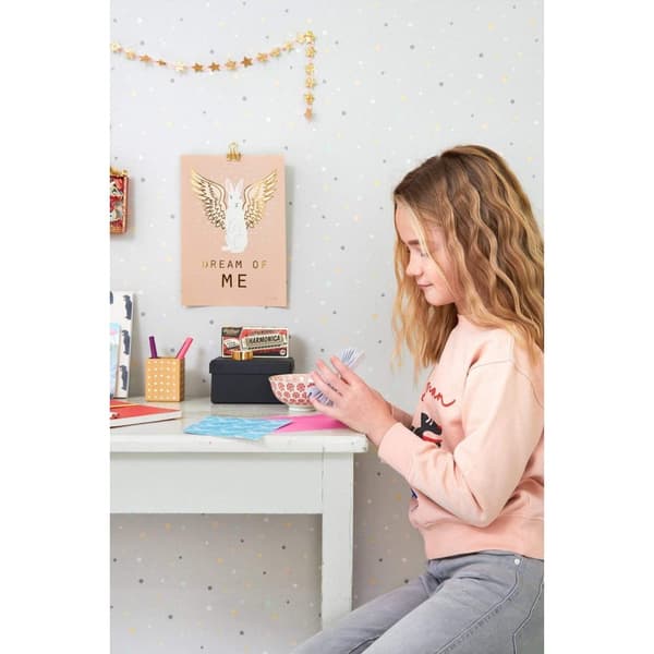 STARDUST SOFT GREY Non woven / Easy up-tapet