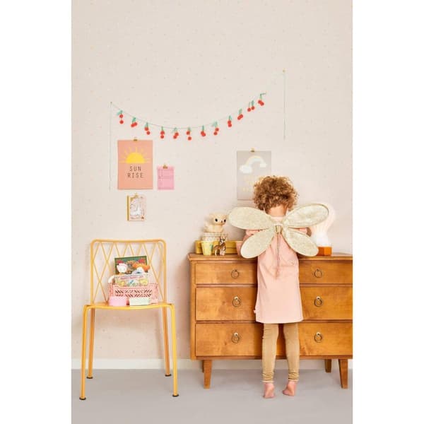 STARDUST LOVELY PASTEL PINK Non woven / Easy up-tapet