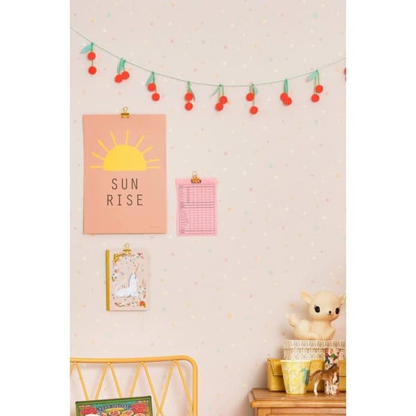 STARDUST LOVELY PASTEL PINK Non woven / Easy up-tapet