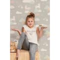 Miniatyrbild 3 av 6: RAINBOW TREASURES MUD GREY Non woven / Easy up-tapet