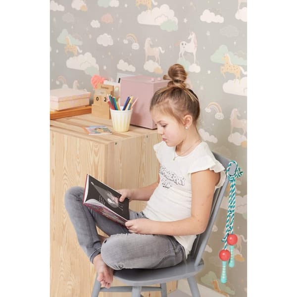 RAINBOW TREASURES MUD GREY Non woven / Easy up-tapet