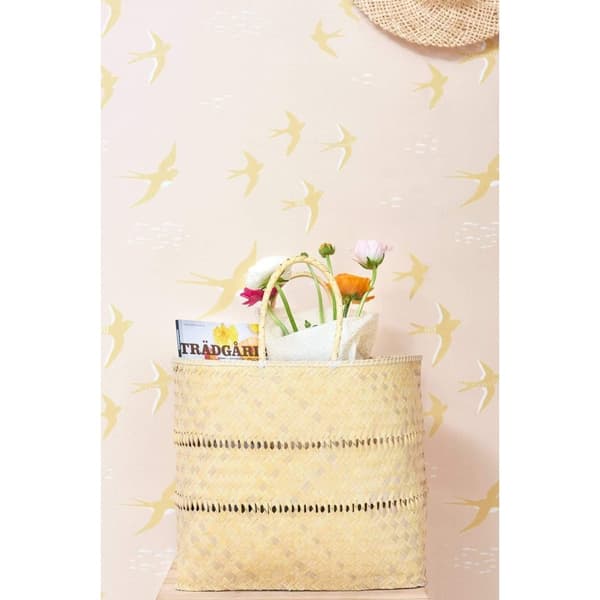 FOLLOW THE WIND SUNNY PINK Non woven / Easy up-tapet