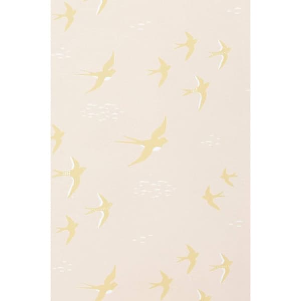 FOLLOW THE WIND SUNNY PINK Non woven / Easy up-tapet