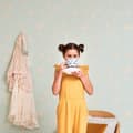 Miniatyrbild 1 av 8: FOLLOW THE WIND DUSTY TURQUOISE Non woven / Easy up-tapet