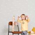Miniatyrbild 1 av 7: DREAMY CLOUDS SOFT GREY Non woven / Easy up-tapet