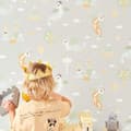Miniatyrbild 1 av 6: MAGICAL ADVENTURE SOFT GREY Non woven / Easy up-tapet