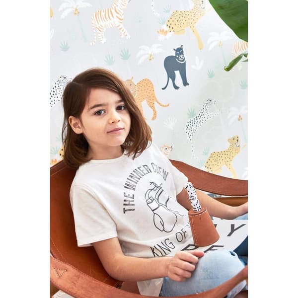 BLACK PANTHER LIGHT GREY Non woven / Easy up-tapet