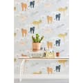 Miniatyrbild 2 av 7: BLACK PANTHER LIGHT GREY Non woven / Easy up-tapet