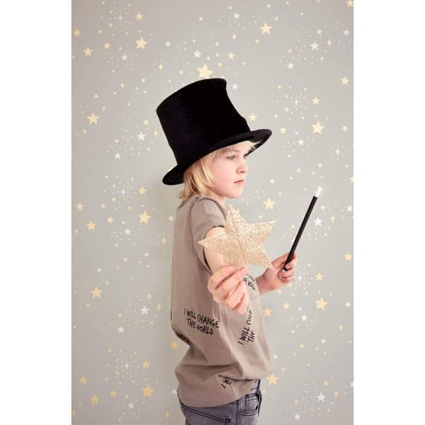 TWINKLE MUD GREY Non woven / Easy up-tapet