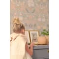Miniatyrbild 5 av 7: JUNE MINDFUL GREY Non woven / Easy up-tapet