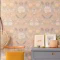 Miniatyrbild 1 av 7: JUNE MINDFUL GREY Non woven / Easy up-tapet