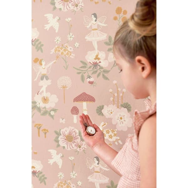 OLD GARDEN DUSTY ROSE Non woven / Easy up-tapet