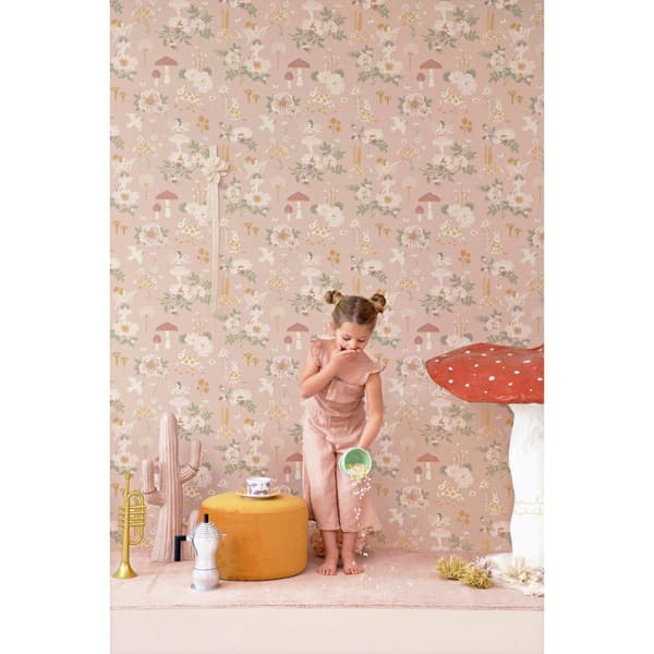 OLD GARDEN DUSTY ROSE Non woven / Easy up-tapet