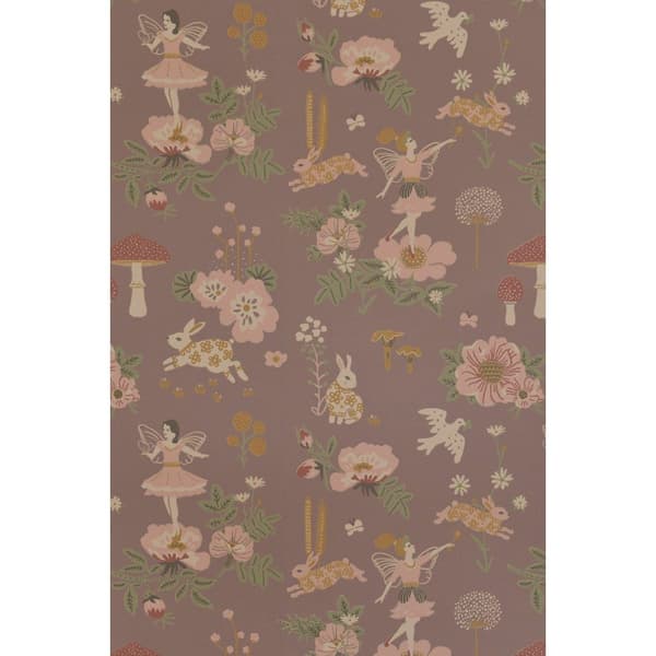 OLD GARDEN PLUM Non woven / Easy up-tapet
