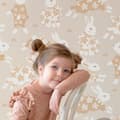 Miniatyrbild 1 av 7: GARDEN PARTY SANDY GREY Non woven / Easy up-tapet
