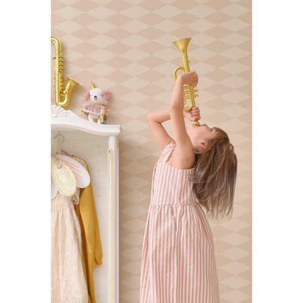 COPENHAGEN BEIGE PINK Non woven / Easy up-tapet