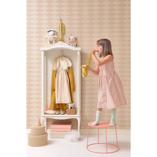COPENHAGEN BEIGE PINK Non woven / Easy up-tapet