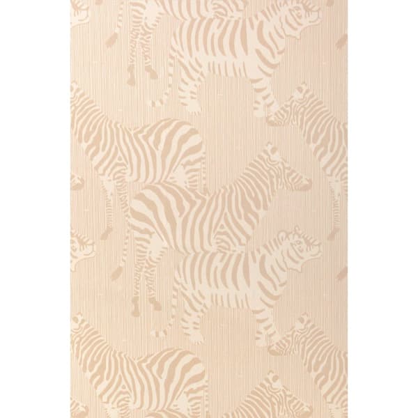 SAFARI STRIPES DUSTY BEIGE Non woven / Easy up-tapet